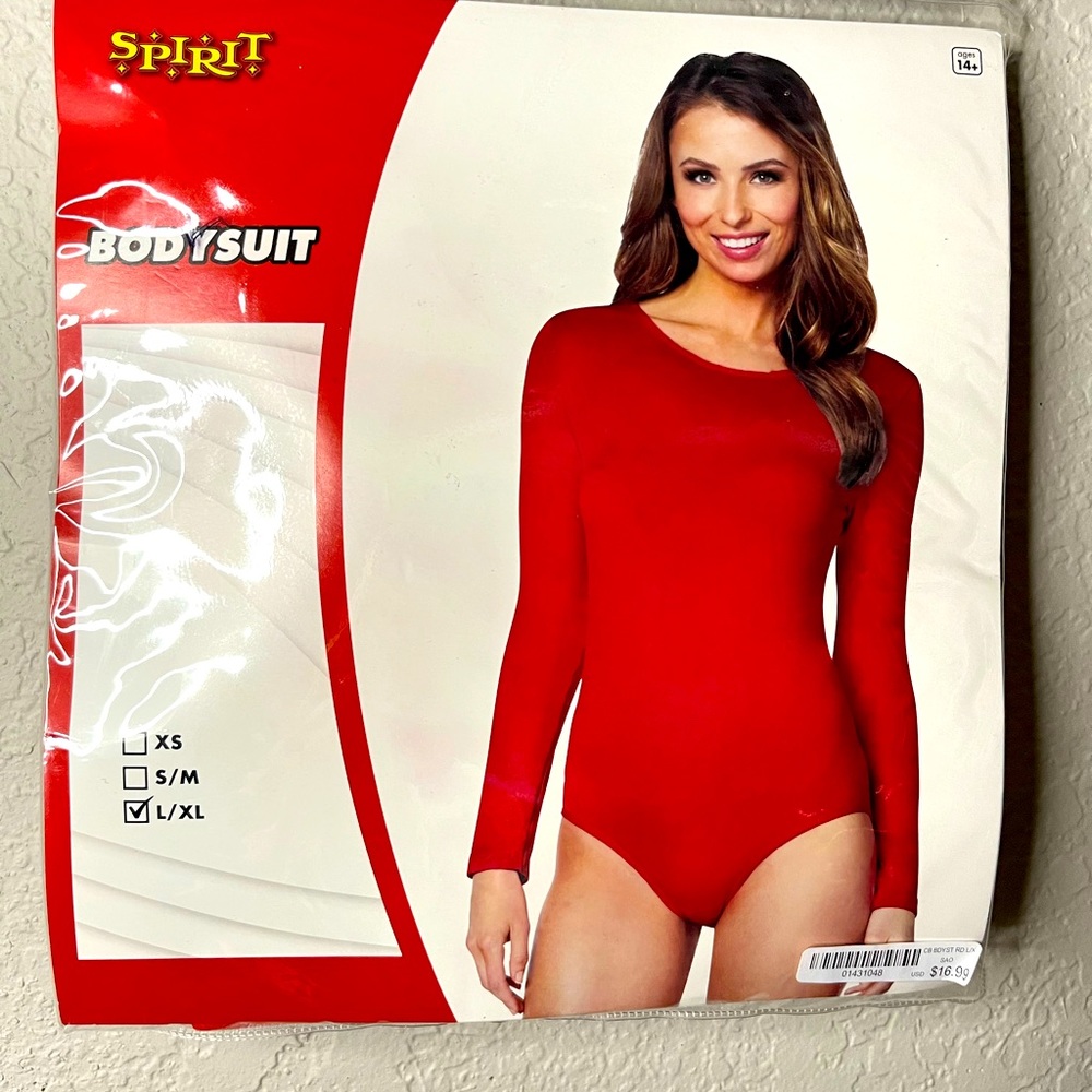 Halloween Red Bodysuit